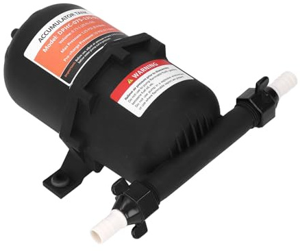 Tanque Acumulador RV Tanque Acumulador de Agua 10PSI a 125PSI 0,75l Reduce Daño por Impacto Puerto 1/2 MNPT para Remolque Viaje Barco RV