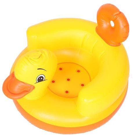 TOYANDONA Aufblasbarer Babysitz Theow Kissen Hüpfsitz Aufblasbares Sofa Schwimmt Babysofa Kindersofa Babystuhl Floaties Babyliege Aufblasbarer Sitz Aufblasbare Couch Pvc