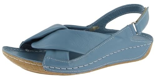 Andrea Conti Sandalette blau