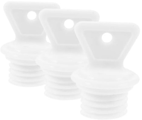 Healvian 3stücke Wasserdichter Ersatzverschluss Für Wärmflaschen Stopfen Aus Robustem Gummi Mit Gewindemuster Für Heiße Wasserbeutel Praktische Dichtung Garantiert Auslaufsicheren Gebrauch