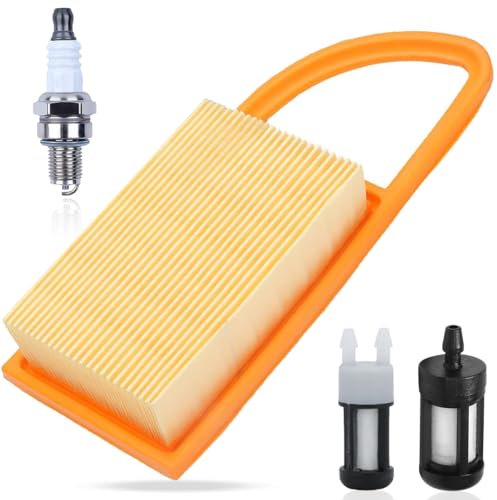ZAMDOE BR600 Filtro Aria Filtro Carburante Candela per Stihl BR500 BR550 BR600 BR700 soffiatore a Zaino Sostituisci 4282 141 0300 4282 141 0300 4282 141 0300B Parte