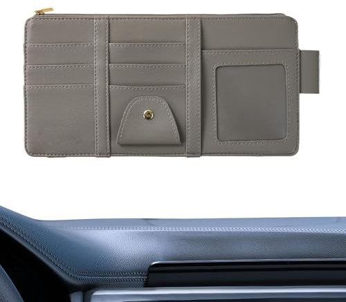 zwxqe Car Visor Storage Bag, Sun Visor Organizer Pocket, 5.91 Inches Suspension Design Auto Interior Accessories For Suv, Rv, Small Car, And Truck, Vehicle Organization