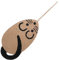 CIYODO Sisal Cat Scratching Pad Wall Scratching Post Sticky Cat Scratch Wall Mat Wall Mounted Cat Scratcher Sisal Mat for Cats Rope Scratching Pad for Cats Dog Claw Board Eva Coffee
