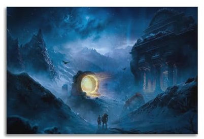 ZPSYREGYD Poster God of War Ragnarok, dekoratives Gemälde, Leinwand, Wandposter und Kunstdruck, moderne Familienschlafzimmer-Dekoration, Poster, 20 x 30 cm