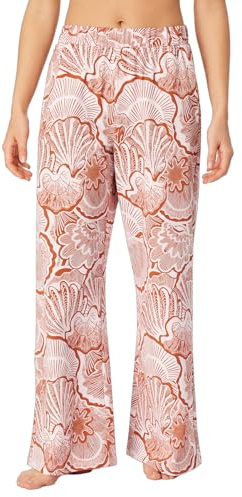 Schiesser Damen Schlafhose Lang Baumwolle Stretch Single-jersey-qualität Gemustert - Mix + Relax Pyjamaunterteil (1er Pack)