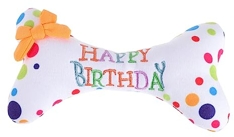 HEMOTON Plüsch Hundeknochen Kuscheltier für Hunde Geburtstag Welpen und Kleine Hunde Vielseitig Einsetzbar Kissen