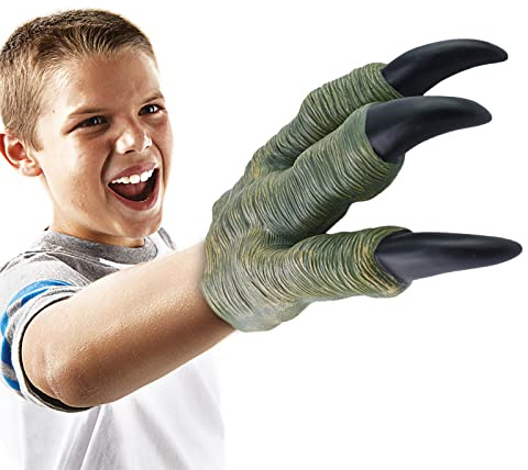 Generisch Dinosaurier Krallen Hände Pfoten Spielzeug Weichgummi Realistisch Für Erwachsene Kinder Dinosaurier-Klauen, Dino, Cosplay, Pfotenhandschuhe, Kostümzubehör Rollenspiel, Partyzubehör