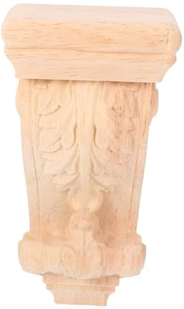 SHINEOFI Corbel in Massello Scolpito Mano Mensola Vintage Stile con Intagli Europei Supporto Decorativo per Mobili e Pareti per Caminetti e Arredamento Casa