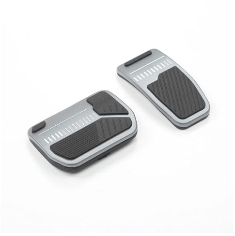 Auto Pedal Für Tesla Für Model 3 Y Für Juniper 2017–2025 rutschfeste Pedalauflagen Gaspedal Bremspedal Fußstütze(17-25 Sliver 2PCS)