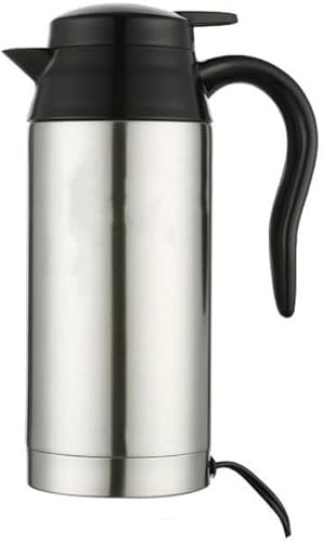 750ml Auto Wasserkocher 12V Reisewasserkocher Edelstahl, Elektrischer Wasserkocher für Heißwasser Kaffee Tee
