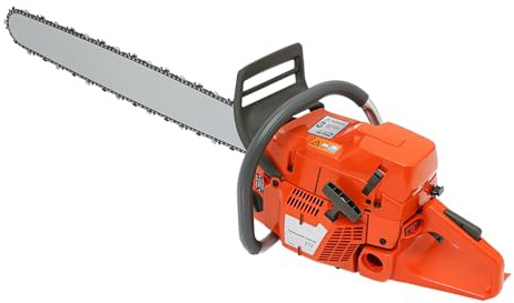 Sierra de cadena 3.9kw 71cc de gasolina con cadena, placa guía, bolsa de herramientas, guantes, gafas, 10000rpm para poda de jardín, tala de bosques, corte de leña, recolección de bambú