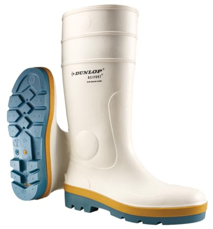 DUNLOP Sicherheitsstiefel A781331 Acifort Tricolour Safety S4 weiß/blau, 37