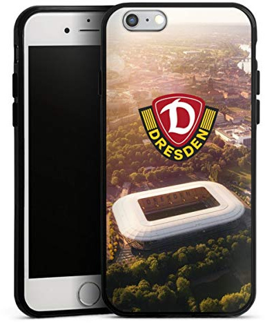 DeinDesign Silikon Hülle kompatibel mit Apple iPhone 6 Case schwarz Handyhülle SGD SG Dynamo Dresden Stadion