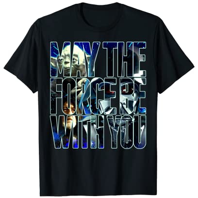 Star Wars Force Be With You Photos with Yoda T-Shirt T-Shirt