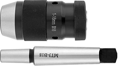 Zentrierspitze Drehmaschine mit konischem Dorn 1-16mm Bohrfutteraufnahme Selbstanzug Schnellspannbohrfutter CNC-Arbeiten Industriebedarf