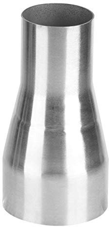 Adaptador de tubo de escape, conector de tubo de escape universal de acero inoxidable, adaptador de tubo, reductor, pieza modificada(51-76MM)