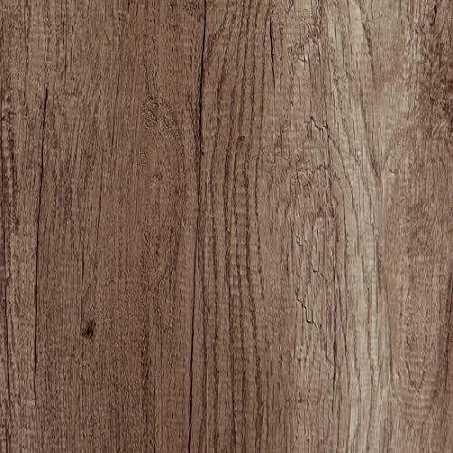 Livelynine 40CMx10M Holz Folie Selbstklebend PVC Bodenbelag Sonoma Eiche Bodenfolie Selbstklebend Vinylboden Selbstklebend Folie Holzoptik Venylbodenbelag Selbstklebend Fußbodenbelag