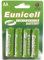 4 x AA Batteries 600mAh 1.2v Rechargeable NI-MH Battery Eunicell for Solar Lights Cordless Phone