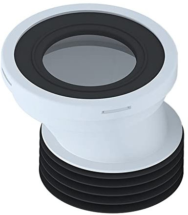 Raccordo di collegamento per WC, connettore eccentrico, tubo di scarico, ø90, 20 mm