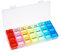 ALTcompluser Pill Box Organisers, Transparent 7 Day 3 Time a Day Pill Storage Case, Portable Weekly Pill Dispenser with 21 Compartments for Medication and Supplements