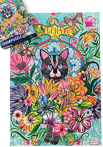 PAPER HOUSE PUZ-0077E 1000PC LE CHAT Puzzle mit 1000 Teilen, Papier, multi