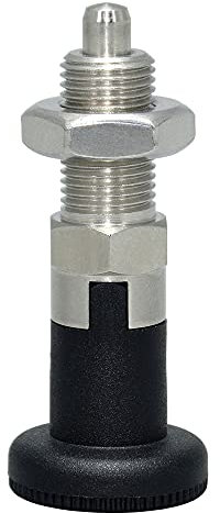 AUZHU - PTN - Bullone metrico in acciaio inox con blocco di bloccaggio, bullone di posizionamento, perni di sicurezza, perni di allineamento, perno telescopico, perno di indicizzazione, dimensioni: