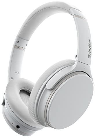 Srhythm NC25 Auriculares Estéreo con Cancelación Activa de Ruido (ANC), Bluetooth 5.3, Circumaurales, con Alta Fidelidad, Micrófono, 50H, Asistente de Voz, Modo Juego de Baja Latencia