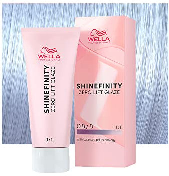 Wella Shinefinity Blue Pearl 08/8 Light Blonde Pearl 60ml - Demi-Permanent Color