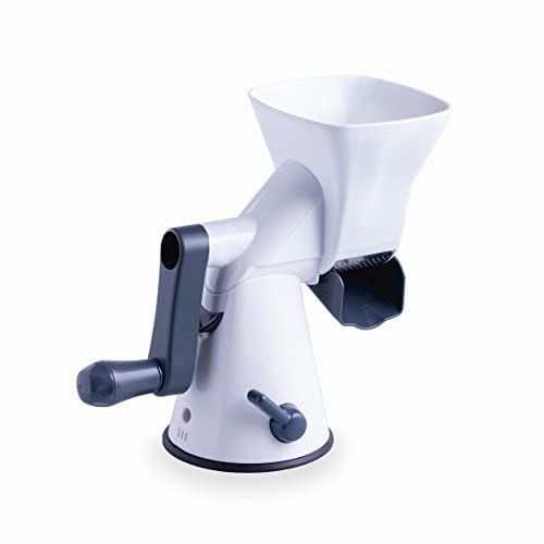 Lacor Trituratore di Pomodoro, Trituratore Manuale, Filtro in Acciaio Inox, Contenitore Senza Bpa, Facile da Pulire, Bloccaggio a Ventosa, 60394