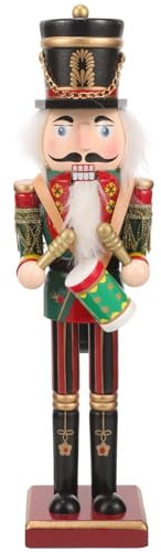 Gatuida Weihnachtlicher Nussknacker Aus Holz Dekoration Für Festliche Anlässe Handgefertigter Tischschmuck Für Weihnachtsfeiern Geschenkidee