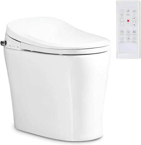 Nashi (Yaiza Pro) | water giapponese | WC con bidet | wc con bidet incorporato | Scarico automatico | Luce di cortesia | Sedile riscaldante, acqua calda e asciugatura | wc giapponese intelligente