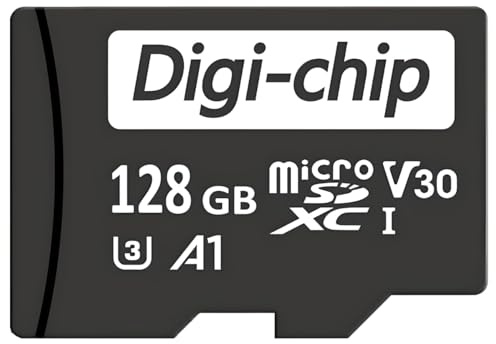 Digi-Chip 128GB Micro SD Memory Card for Ulefone Note 6, Note 12, Note 12P, Note 13 mobile phones Class 10 UHS-1 MicroSD | Compatible with Note 12P, Note 13, Class 10 UHS-1, photos videos music and file storage