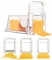 4 in 1 Cheese Cutter,Cheese Slicer,Cheese Grater with Handle,Cheese Chopper 4-in-1,Butter Slicer Storage Box,Cheese Cutting Cut Into Shreds Slicing Tool,Home Cheese Cutter (White)