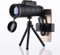 40X60 Zoom Monokulare Teleskop Für Smartphone Kamera HD Vision Outdoor Camping Wandern Mit Kompass Telefon Clip Stativ teleskop
