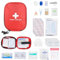 smtfcty Erste Hilfe Set, Mini Reiseapotheke 46 Teilig KFZ Verbandstasche Notfalltasche Notfallset für Auto Outdoor Fahrrad Zuhause Motorrad Arbeitsplatz Camping Wandern Notfall
