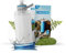 joypur Water Filter Outdoor Survival - Foldable Drinking Water Filter Outdoor Water Bottle with Filter 700 ml Soft Water Bottle with 5000 L Filter Capacity Filter for Hiking Survival Emergency (White)