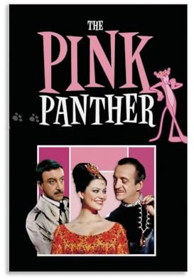 CDAXHOZ Poster The Pink Panther, Wanddekoration, Hotel, Kunstdekoration, Gemälde, Wohnzimmer, Schlafzimmer, Gemälde, Badezimmer, Bar, Theke, Poster, 30 x 45 cm, ungerahmter Stil