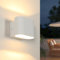 Pheashine Außenwandlampe IP65 mit 350° Drehfunktion, Wasserdichte Gartenleuchte für Terrasse, Hausfassade, Schwenkbare LED Außenbeleuchtung