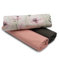 VmG-Store 1,5m Baumwollstoff Set Designstoff + 2x Uni farblich abgestimmt 100% Baumwolle Material Auswahl (Mohnblumen beige rosa Set71)