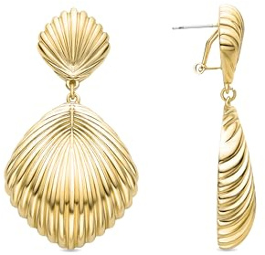 LUXENTER Kaizal Ohrringe mit 18-karätigem Gold