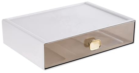 Steowsey 8017 Desktop Ins Multi-Stacked Storage Box Dormitory Desk Transparent Drawer Student Stationery Office Small Hand Book Easy to Use