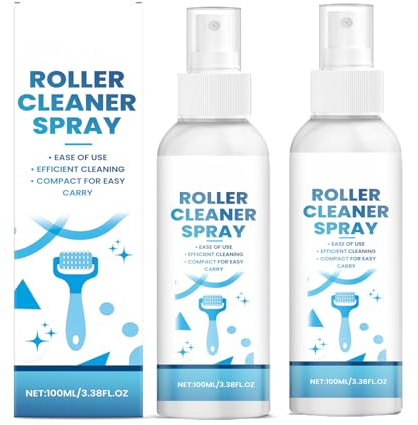 Microneedling Roller Cleaner, Micro Needle Roller Reinigungsspray, Beard Roller Spray für Zuverlässigen Effiziente Reinigung, Geeignet für Mikronadeln und Bartroller 100 ml (2)