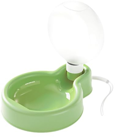 ShengQuanHao 2 Bebederos para Perros de 500 Ml, Dispensadores de Agua a Prueba de Fugas, Vasos de Agua para Perros, Gatitos Y Perros, Ideales para Viajes Y Excursi, Verde