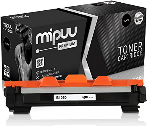 Mipuu Toner kompatibel zu Brother TN-1050 Schwarz für HL-1110 HL-1112 HL-1210 HL-1210w HL-1212w DCP-1610w DCP-1612w DCP-1512 DCP-1510 MFC-1810 MFC-1810w MFC-1910w
