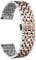 BINLUN Edelstahl Uhrenarmbänder 12mm-24mm SmartWatch Ersatzband Metall uhrarmband für Damen&Herren 6 Farbe kompatibel mit Samsung Galaxy Watch 6, kompatibel mit Garmin Vivoactive 3(rosa tone,20mm)