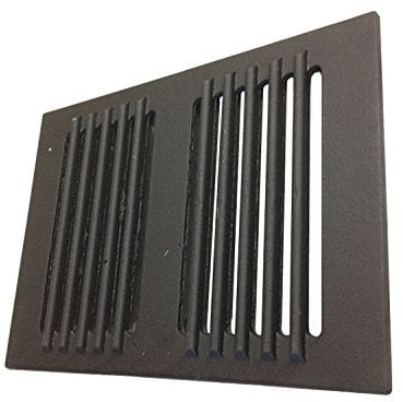 GRIGLIA IN GHISA PER STUFA PELLET E CAMINI 30,4x20,9 cm CLAM
