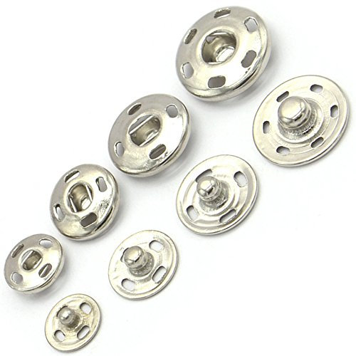 20Pc Snap Popper Fastenings Small - Large Press Studs Duvet Clothing Button Repair