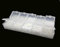 Rocailles Set Perlen 2mm 3mm 4mm mit Sortierbox 120g Farbtöniges Glasperlen in Box Rundform Perlenset Bastelset Perle zum auffädeln Miniperlen (Weiss)