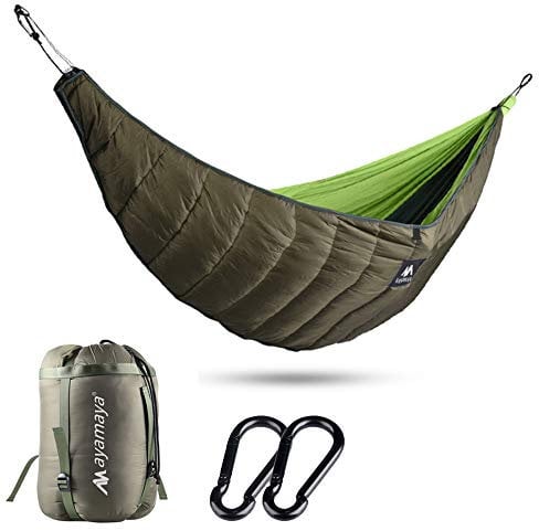 AYAMAYA Hängematte Underquilt Isomatten Underkilt Outdoor, Ultralight Baumwolle Underblanket Winterschlafsack Winter -10-0 Grad für Hängematten Isolierung Leichte Wandern Camping