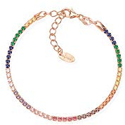 Collezione Amen Tennis (Bracciale Tennis Rosè Zirconi Multicolor BTRM16)